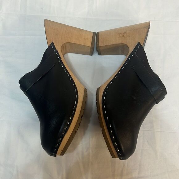 Novacas wooden handmade made in Portugal built by kindness open heel wedge - Picture 2 of 7